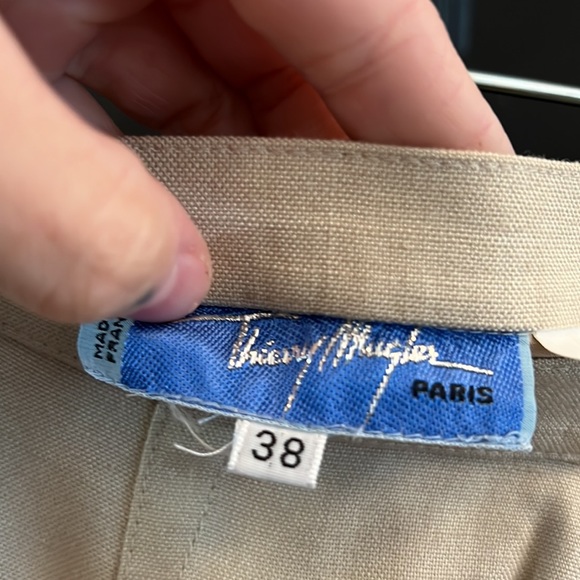 VINTAGE MUGLER SUIT!! Mini Skirt! - Picture 15 of 15